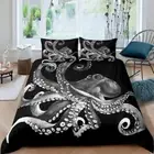 Octopus DOONA Duvet Cover Double Size Abstract Marine Life Animal Bedding