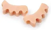 Toe Separator for Women & Men Correct Toe Straighteners for Overlapping Toes, Foot Pain Relief and Plantar Fasciitis