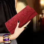 2022 KOREAN VERSION BANQUET CLUTCH RED BRIDAL BAG2022韓版宴會手拿包