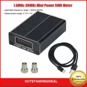 1.6MHz-30MHz Mini Power SWR Meter HF Shortwave SWR Power Watt Meter OLED Screen