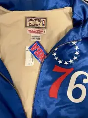 Authentic Mitchell & Ness Sixers Wilt Chamberlain Jacket, Size 56 BRAND NEW!