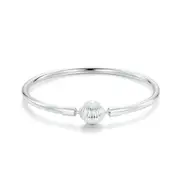 Sterling Silver S925 Oceanic Theme Shell 19cm Charm Bangle - AVILIA Designs