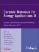 Ceramic Materials For Energy Applications Ii: Ceramic Engineering And Science Proceedings, Volume 33 Issue 9