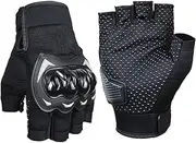 Half Finger Riding Gloves | Touch Screen Anti-Slip Gloves | Ergonomic Cycling Mittens, Hot Weather Accessories for Training