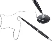 BCOATH 2pcs Business Signature Pens Pen Chain Pp Material Quick Dry Ink Office Supplies for Hotel Bank Counter