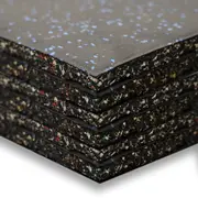 6PCS* 20mm Flooring Mat Soft Rubber Gym Flooring 1Mx 1M Tiles Mat