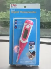 Basal Digital Thermometer CVS Health 60 Second Reading Fever #369841 NEW NFC