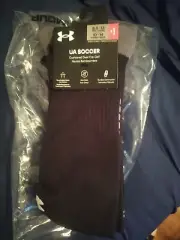 Under Armour Soccer Socks - Black - Over the Calf Cushion