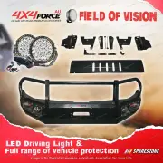 4X4FORCE Armor Bullbar Skid Plate LOOP Light for Mitsubishi Triton MQ 2015+