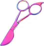 ibasenice Professional Carpet Pile Trimming Scissors Heavy Duty Stainless Steel Fabric Shears for Precision Cutting Ergonomic Design for Comfort for Tufting and Applique Crafts
