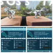 ARK ASA PVE OFFICIAL PAIR BABY VELONASAUR ALBINO #36 EXTINCTION PC/XBOX/PS5