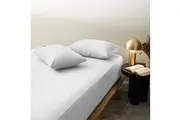 2pc Morrissey Pillowcase Pack 1200TC White Luxe Super Soft