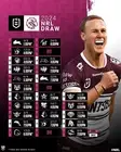 2024 MANLY SEA EAGLES NRL RUGBY ALL MATCHES FIXTURE DRAWS POSTER,BIG 420mm