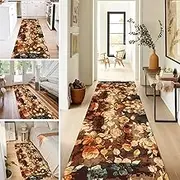 Hallway Rug Runner, Entrance Kitchen Narrow Carpet Area Rugs 100cm 1.5m 2m 250cm 300cm 4m 4.5m 5m 6m Washable Soft Touch Non-Slip Mats for Home Decorative(3.3ft×14.8ft/100×450cm)