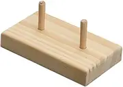 Angoily Wooden Thread Rack Durable Spool Holder for Easy Thread Storage Organization Multifunctional DIY Accessory for Sewing Knitting Embroidery Projects Minimalist Design