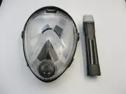 Deep Blue Gear Vue Tech Full Face Snorkeling Mask Black L/XL