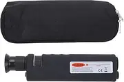 Fiber Optical Microscope, 400X Monocular Inspection Magnifier, Fiber Optic Connector Tester for Optical Communication, Handheld Fiber Inspection Scope