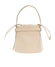 Furla Giove Drawstring Mini Bucket Bag One size Nude