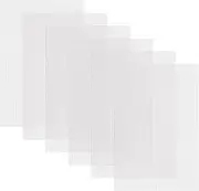Plastic Canvas Sheets, Pack of 6 Plastic Mesh Canvas Sheet, Plastic Grid, Cross Stitch Mesh Fabric Canvas for DIY Crafts, Sewing Projects, Handmade Bag