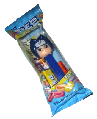 Naruto Pez Dispenser~ SASUKE [Pez Branded Cello Bag] Introduced 2025