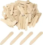 uxcell 200PCS Wooden Ice Cream Spoons, 75MM Wooden Spoons Disposable Mini Bulk