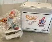 Rudolph Yukon Cornelius & Hermie Hinged Box w/Charm PHB Midwest Cannon Falls NIB