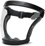 Full Face Shield Safety Mask, Clear Anti-fog Protection, Head Cover Pack of 2 with filter.