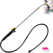 Enhon Replacement Sprayer Wand Compatible with Ryobi P2803 P2800, Retractable 29" Stainless Steel Pump Action Pressure Sprayer with Adjustable Nozzle, Trigger Wand & Hose