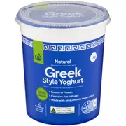 Woolworths Natural Greek Style Yoghurt 1kg