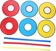 KONTONTY 2 Sets Props Kit Board Game Tricks Gimmick Ma- Props Lightweight Magician CD Fidget Disc Cones Gimmick Tool Mini Cones Dice Trick up Magician Party Favors Agility Cones Paper