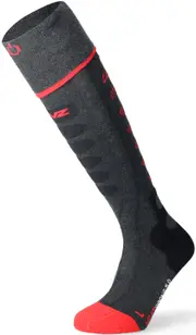Lenz Heat Sock 5.1 Toe-Cap, socks heatable , color: Dark Grey/Red , size: 35 EU - 38 EU