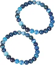 [Mikinona] Bracelet Kit String Bracelets Set Round Beads Wrist Chain for Women Men