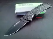 Schrade 4.12" Liner lock Drop Point Blade SCH212 Folding Pocket Knife