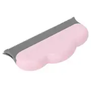 (Pink)Cleaning Brush Elastic Soft Head Grip Silicone Material Cleaning VIS