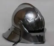18 Gangue Medieval Steel Larp German Sallet Helmet Knight Armor Replica Helmet