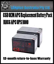 CSB OEM APC Replacement Battery Pack RBC6 APC UPS 1000
