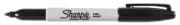 8x Sharpie FINE POINT BLUE MARKERS 1mm Tip, Waterproof *USA Brand