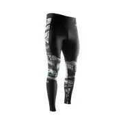 MCDAVID Mens Recovery Max Tight Black Hydro Camo Bright Teal 2XL