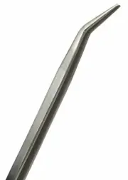 10" Long Curved Nose Narrow Tweezers Fine Point Tip Jewelry Food Tool 250 MM