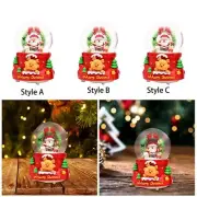 Christmas Snow Globe Music Box Musical Snow Globe Xmas Santa Claus Interior