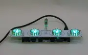 Nixie tube clock (assembled kit) 2.3 IN-18 witch OUT tube RGB backligh