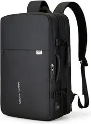 MARK RYDEN Expandable Backpack 25-40 Liter Weekend Backpack for 17.3 Inch Laptop Theft Protection Airplane Suitable, Luggage Backpack for Weekend