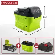Ryobi 18V Battery Convert to Milwaukee M18 18V Li-ion Battery Adapter