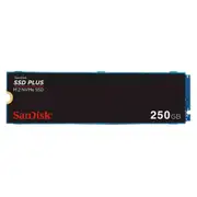 SanDisk Plus 250GB NVME SSD PCIE GEN3M - 22280-S3-MSR 2400MB/SSW1500MB/S 3Y [SDSSDA3N-250G-G26]