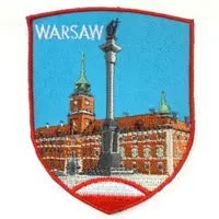 在飛比找松果購物優惠-波蘭 華沙 東歐 熱燙刺繡徽章 胸章 立體繡貼 裝飾貼 繡片
