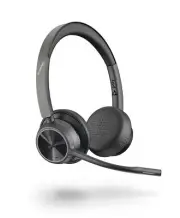 - Voyager 4320 UC Wireless Headset (Plantronics) - Headphones with Boom Mic -...