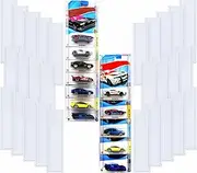 30 Pcs Model Car Display Case Wall Mount Compatible with Hot Wheels Matchbox Cars Packaged, Model Cars Storage Case for Hot Wheels Packaged Diecast Blister Toy Cars Wall Display Shelf Rack