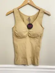 NWT Women Ocean Slimming Cami Shaper 3-in-1 Shapewear Classic Beige Size 2XL