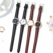 Leather Band Quartz Watch