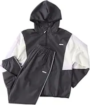[repipi armario] Lepi Pial Mario 143856 Windbreaker, Top and Bottom Set, Full Zip, Color Scheme Switching, Girls